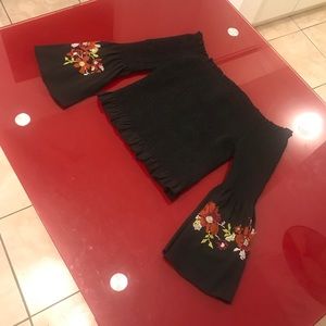 Flower Crop Top